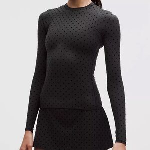 Lululemon “Polka Flock” Wundermost Nulu Longsleeve Shirt (size M)